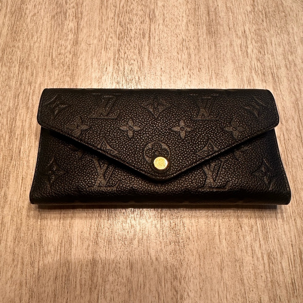 Louis Vuitton Black Monogram Empriente Josephine wallet